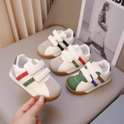 Children's Casual Shoes Spring and Autumn New Children's Toddler Shoes Boys Baby Soft Sole Non-slip Forrest Gump Shoes Boys White Shoes Tide