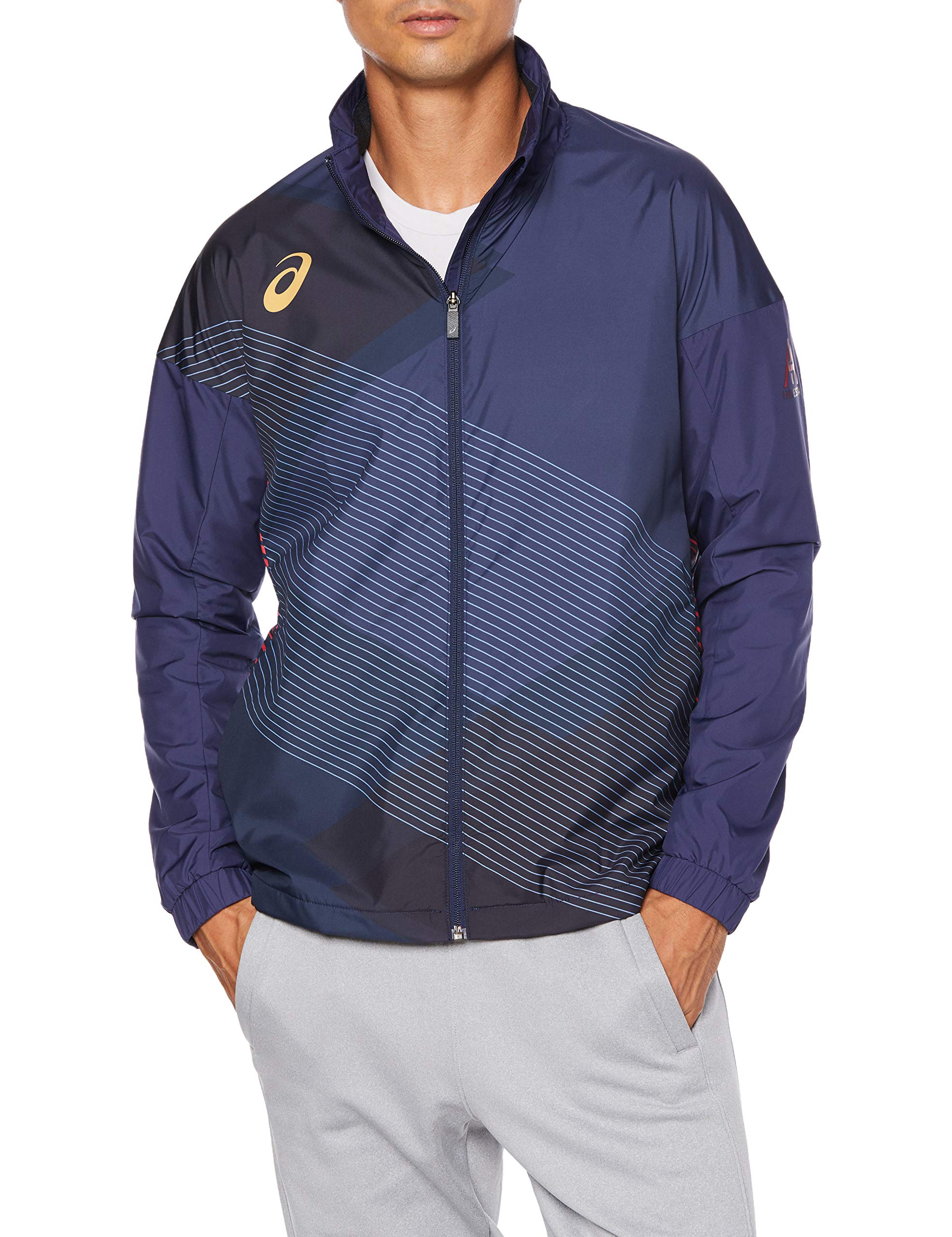 

Футбольная одежда Куртка AI Breaker 2101A102 Темно-синий Япония M до японского размера [Asics] Мужская (эквивалент М)