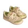 2025 Spring New Fresh Green Color Matching Casual Versatile Little White Shoes Sweet Ins Moral Training Shoes Women