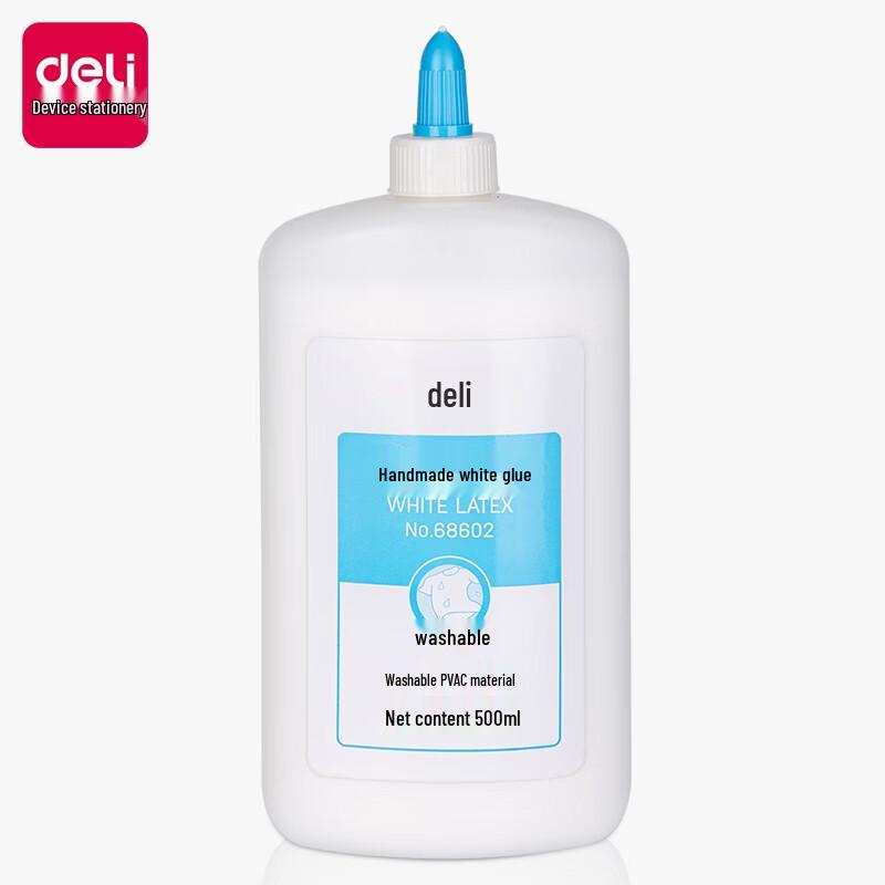 Deli Washable White Latex Glue for Kids DIY