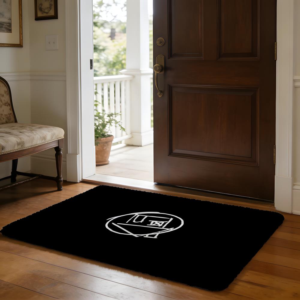 

Floor Mat Soft Flannel Rug Non Slip Absorbent Mat for Bathroom Bedroom Home Decor Band The Neighbourhood 50x80cm