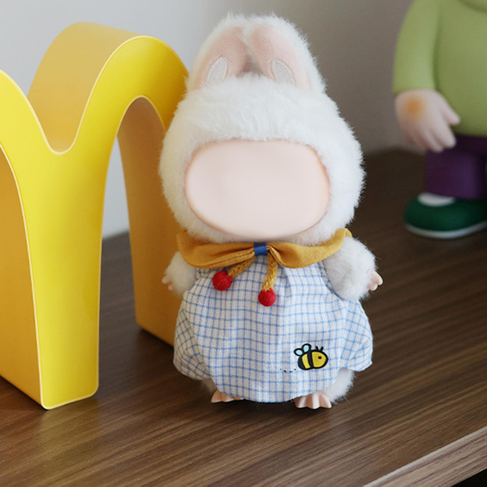 

Mini 6inch Doll Dress Outfit Stylish Multifunction Soft Toys Stuffed Toy Cloth for