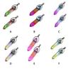 2 Pieces Crystal Pendant Pillar Shape Necklace Pendants Hanging Personalized Gradient Jewelry Finding Accessory