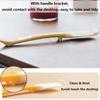Multi-functional Silicone Butter Knife Scraper High Temperature Resistant Elbow Stirring Stick Can Opener Baking Jam Spatula