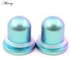 Alisouy 1PC Titanium Gradient Barevný válec Náušníky Kuželové špunty Tunel Expander Nosítka Náušnice Piercing Body šperky
