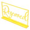 Acrylic Reserved Sign Versatile Multipurpose Table Reservation Sign for Wedding Party Restaurant Office Business Events