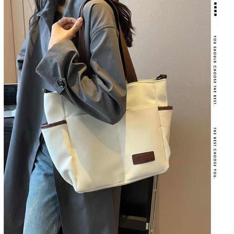 Urban Minimalist Damentasche mit großem Fassungsvermögen, multifunktionale, minimalistische Umhängetasche mit einer Schulter und Reißverschluss