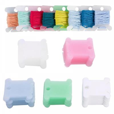 25-100 ADET Plastik Nakış İpi&El İşi İpliği Saklama Tutucu için Makaralar