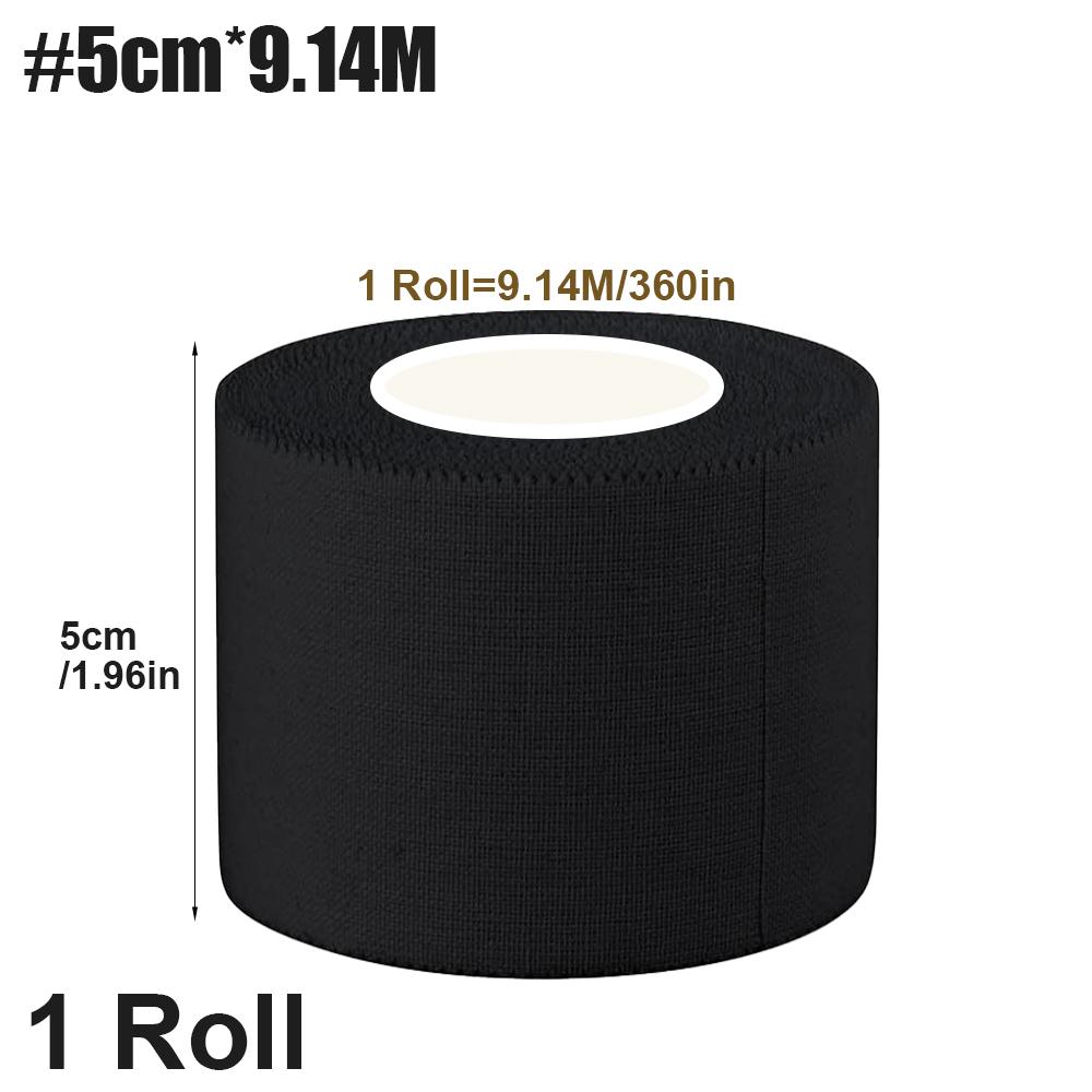 3Roll White Athletic Sports Tape Strong Adhesive No Residue Easy Tear For Athletes Trainers First Aid Injury Wrist Support