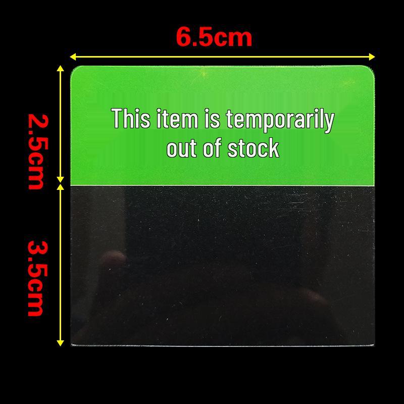 Transparent PVC Shelf Label Sleeve for Pharmacy and Baby Store Price Tags