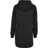 Robe à capuche - Urban Classics - Sweatshirt à capuche robe femme - Noir - Manches longues - Coton bio