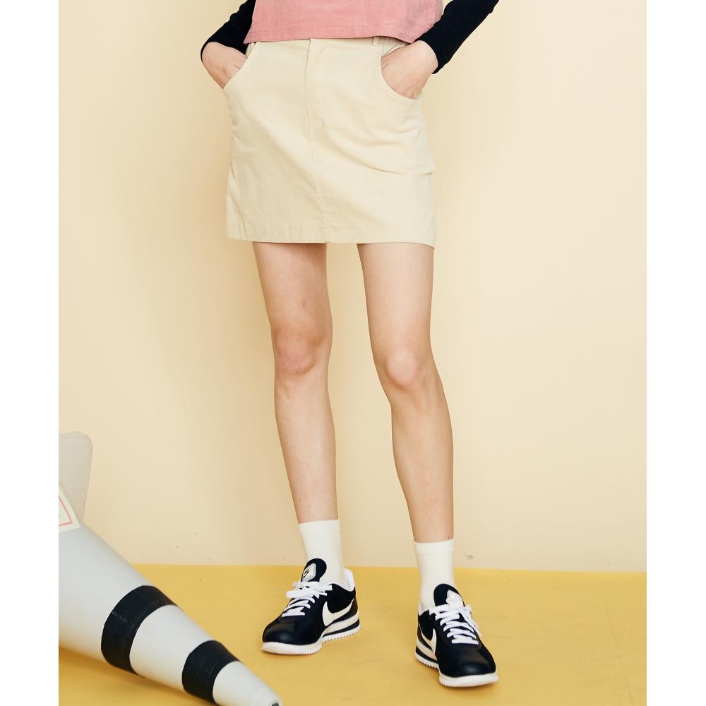

LUV IS TRUE SD LOGO SKIRTBEIGE