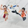 One Piece Onigashima Luffy, Zoro, Ace, & Sanji Anime Figurine Set