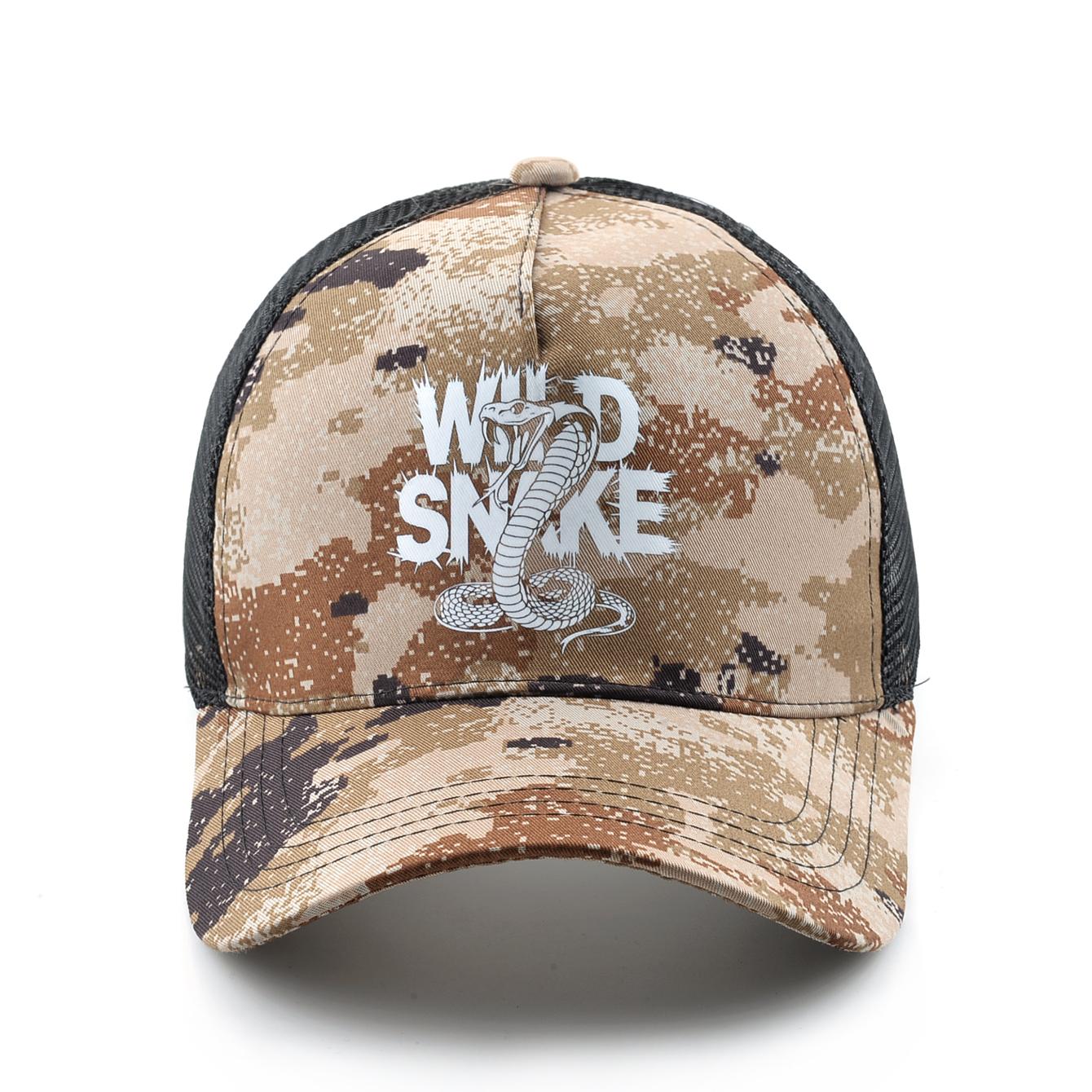 

Unisex Baseball Cap Summer Breathable Mesh Trucker Cap Men Women Printing Snake Snapback Hip Hop Caps Adjustable Visor Cap