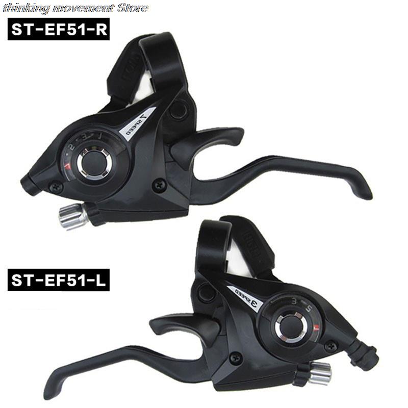 NEW Mountain Bike Brake Lever Shifter Set Aluminum Speed Shifter Cycling Bike Accessories