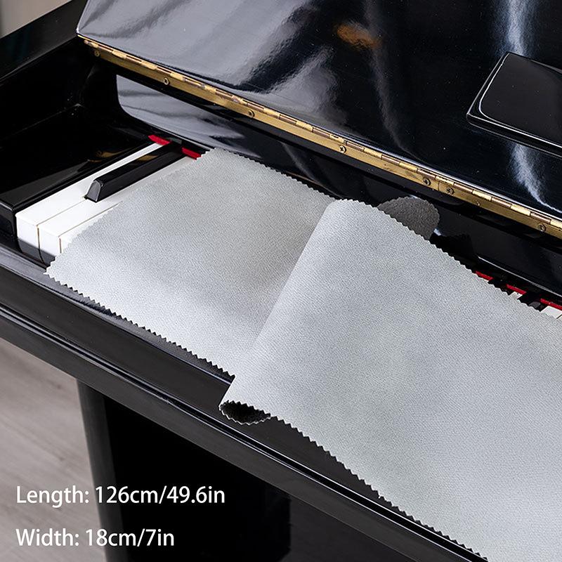 Piano Keyboard Anti Dust Cover Key Cover Cloth Piano Accessories Protects The Keyboard Soft Texture For Electric Piano