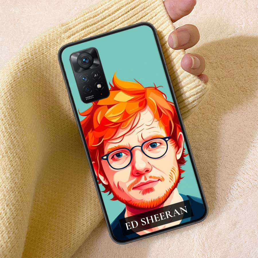 Ed Sheeran Singer Phone Case For Redmi 13C 14C Note 14 13 Pro Plus 12 12C 10A 10C 10 9A 9C 9T 9 8 8A K80 K70 Pro Cover TPU Shell