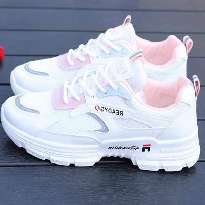 Dad Shoes New Mesh Breathable Spring Trendy Thick-soled Muffin Casual Sports Shoes