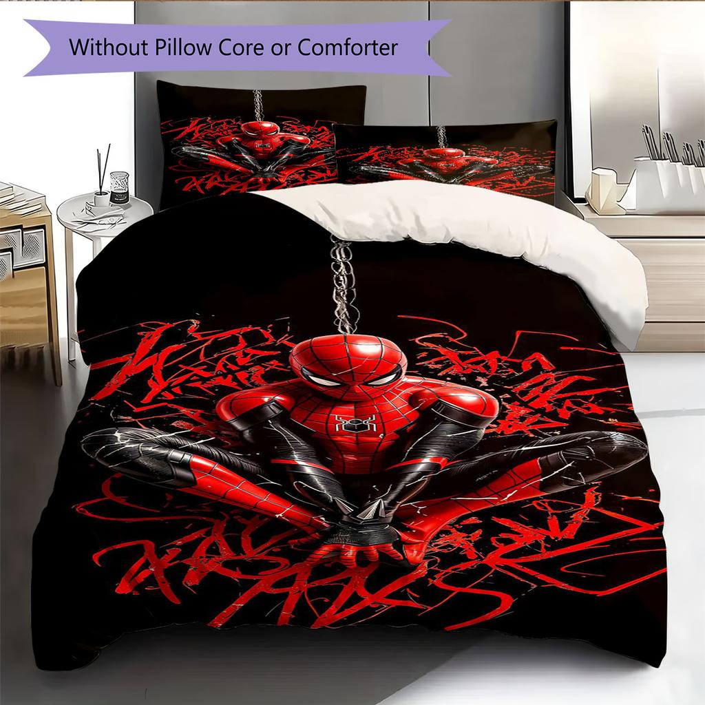 Dark and Edgy Spider-Man Bedding Set – The Perfect Choice To Decorate Your Bedroom and Enhance Your Home Life.
