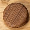 Wooden Grain Handheld Makeup Mirror, Portable Travel Double-sided Vanity Mirror, High Clarity Pocket Cosmetic Mirror for Women Girls