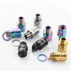 1 Pair Titanium Zinc Zinc Alloy Bike Pedal Axle Extenders 9/16 Bicycle Pedal Extension Bolts  Folding Bicycle
