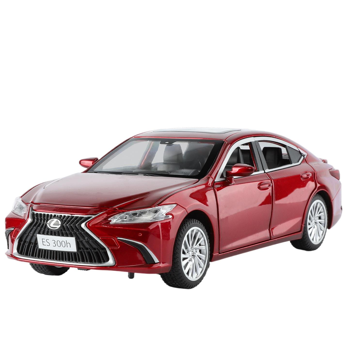 

1/24 Lexus ES300h Металева Модель Автомобіля Лита Металева Розкішні Транспортні Засоби Модель Автомобіля Висока Симуляція Звук і Світло Колекція Дитяча Іграшка Подарунок червоний