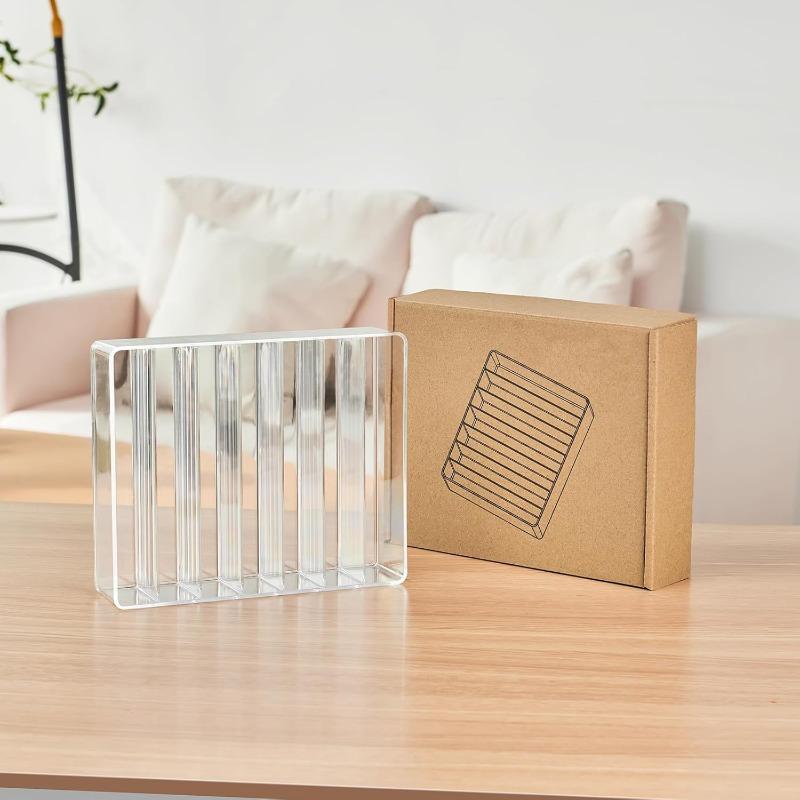 7 Grids Makeup Organizer Tray Storage for Eyeshadow Palette Lipstick Makeup Organizer for Drawer Countertop Cosmetics Storage