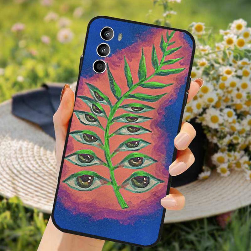 

Phone Case For Moto G86 G85 G75 G15 G05 G56 G72 G53 G54 G84 G60 G31 G32 G24 G 5G G Play Trippy blue alien eyes Moto G 5G 2025