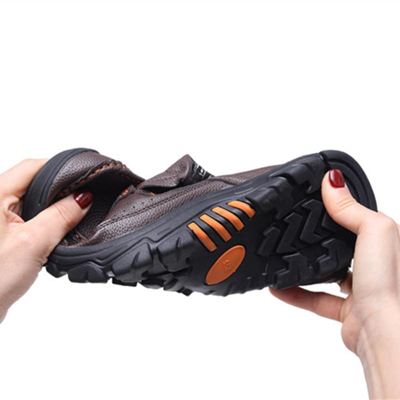 Mens Casual Loafers outdoor fashion Slip On Shoes Leather Walking Shoes for Men  Spring autumn office shoes men footwear