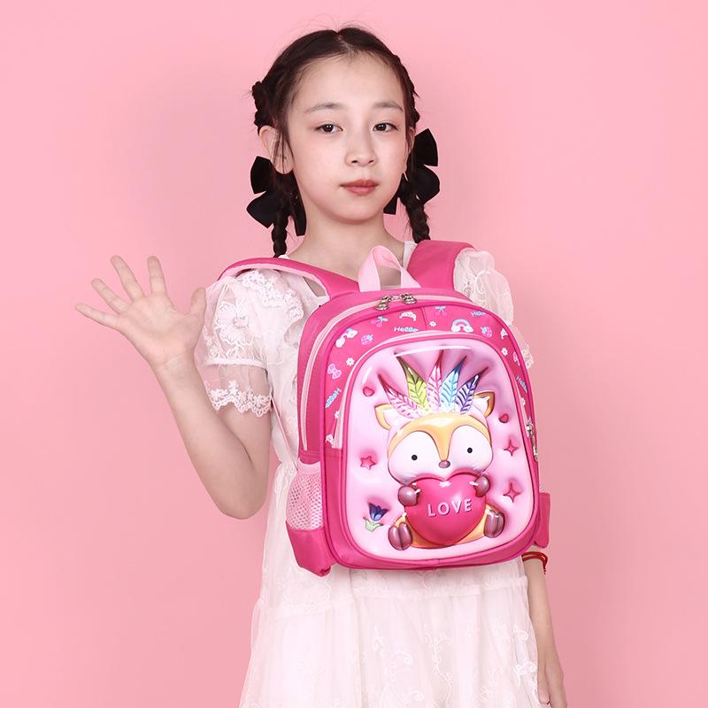 Elementary School Students 1st-3rd Grade Schoolbag Children Kindergarten Backpack Boys and Girls Cute Sweet Backpack