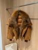 Giacca Invernale Donna Taglia L Collo in Vera Pelliccia di Volpe Giacca Imbottita Larga Calda Parka Cappotti in Piuma