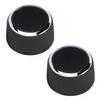 2 Pcs Audio Volume Control Knob Radio Volume Button Rear Radio Volume Control Knob 22912547 Replacement for Suburban 2007‑2013