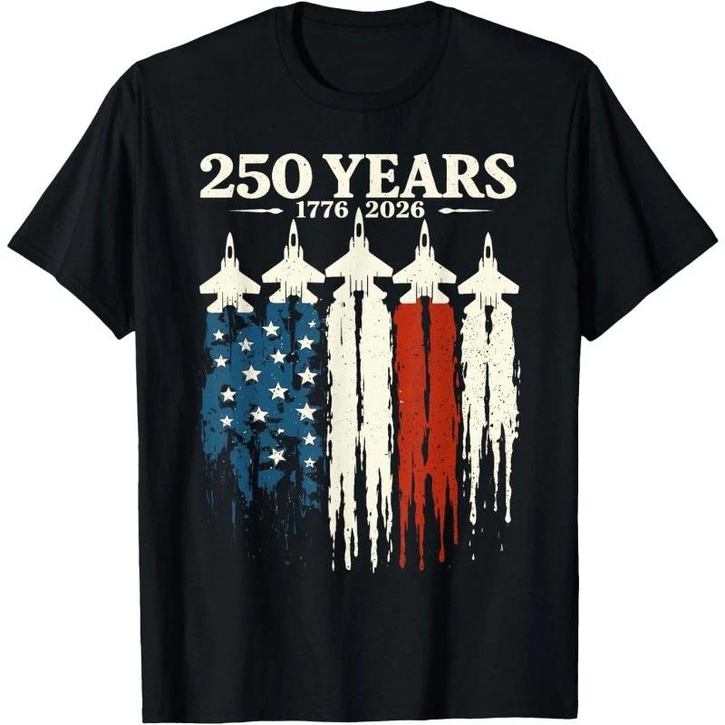 250 Anniversary USA Patriotic 250 Years American 4th of July Unisex T-Shirt S