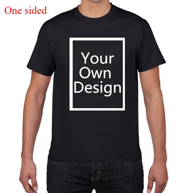 Custom Cotton Customized Print Short Sleeve Logo T Shirt Summer Tops Tees DIY Your Like Photo Cotton Tshirt Unisex Clothing