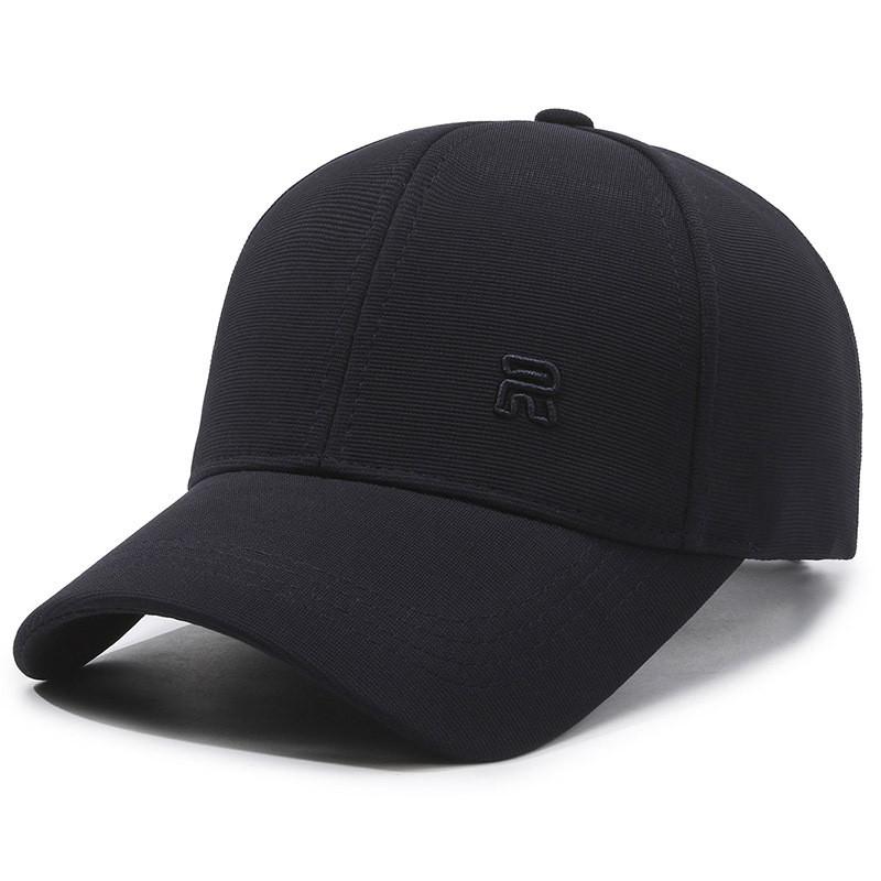 Casual Baseball Hat Men Autumn Sunshade Cap With Adjustable Fit And Letter Embroidery