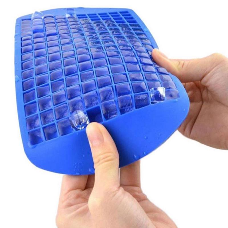 Ice Maker Mold 160 Grids Mini Small Ice Cube Tray Frozen Cubes Trays Silicone