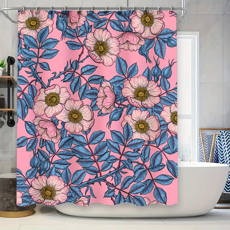 

High-Quality Printed Shower Curtain With Horse Design For Bathroom Decor Easy Installation And Fast Delivery (128 Characters) W60H190(CM)-1 Pcs