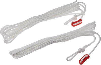 CAPTAIN STAG TentTarp Parts Rope Tent Rope Guide Rope Flexible Rope Diameter 5mm X Length 450cm Set of 2 White UA-4532