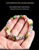 Authentic Hetian Jade Multi-Color Drum Bead Women's Bracelet - New Chinese Style Gift