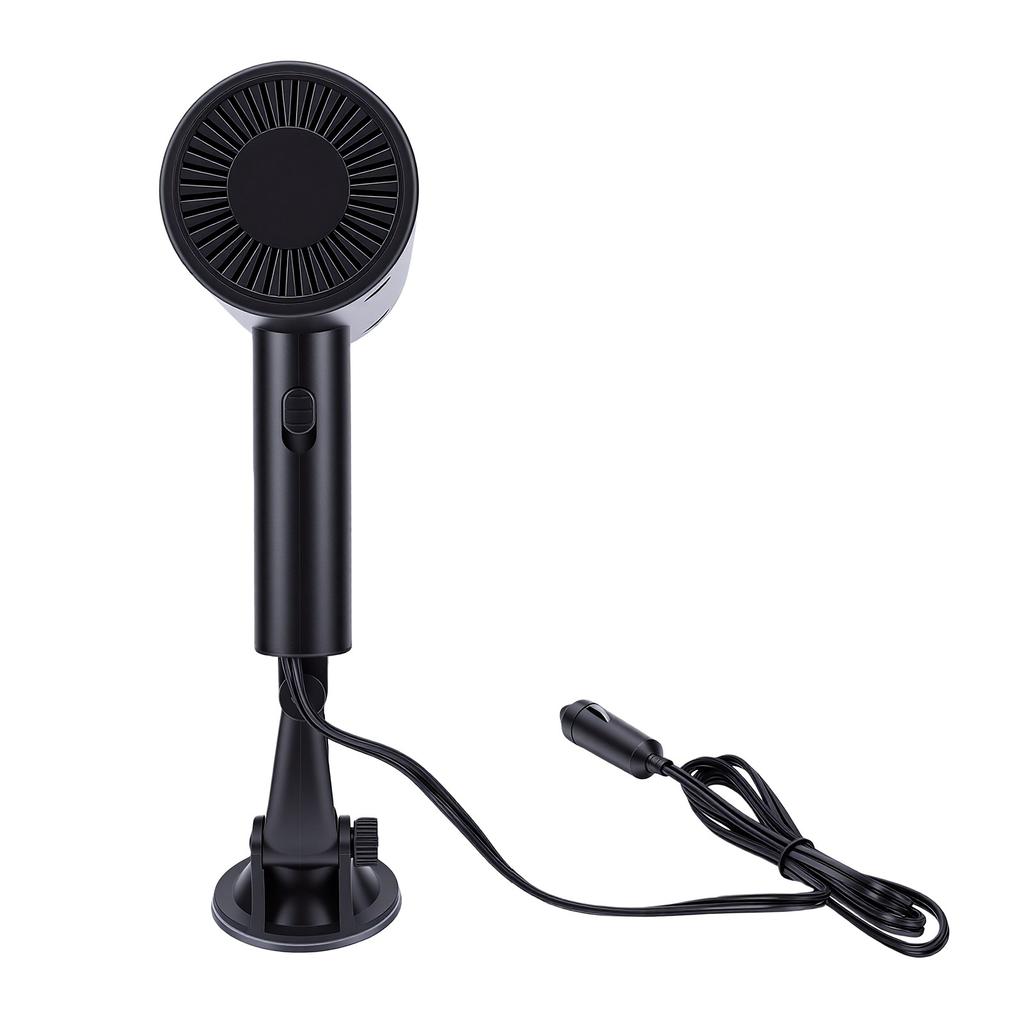 Car Heater 12V Portable Defroster Defogger for Car Windshield Fast Heating Air Blower with Suction Holder
