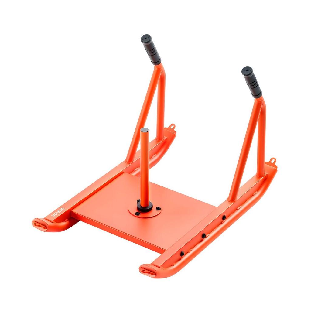 Weight Sled, Steel Power Sled, Fitness Strength Training Sleds for Athletic Exercise Speed Improvement, Workout Fitness Equipment with Handle,