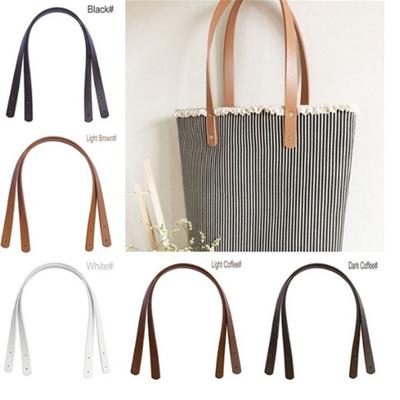 2 STÜCKE Tasche Gürtel Abnehmbare PU Leder Griff Dame Schulter Tasche DIY Ersatz Zubehör Handtasche Band Griff Gurt