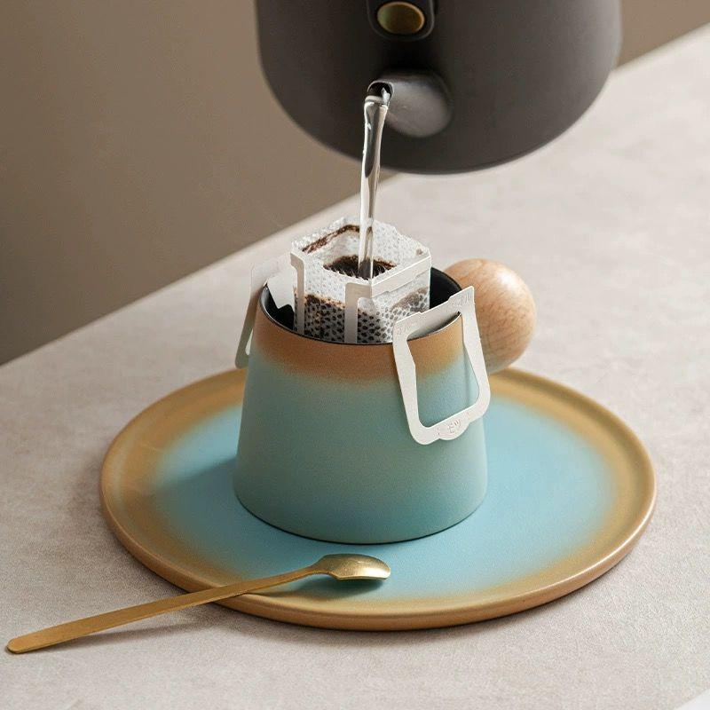 Japanese Style Vintage Ceramic Coffee Mug Set – Elegant Afternoon Tea Cups
