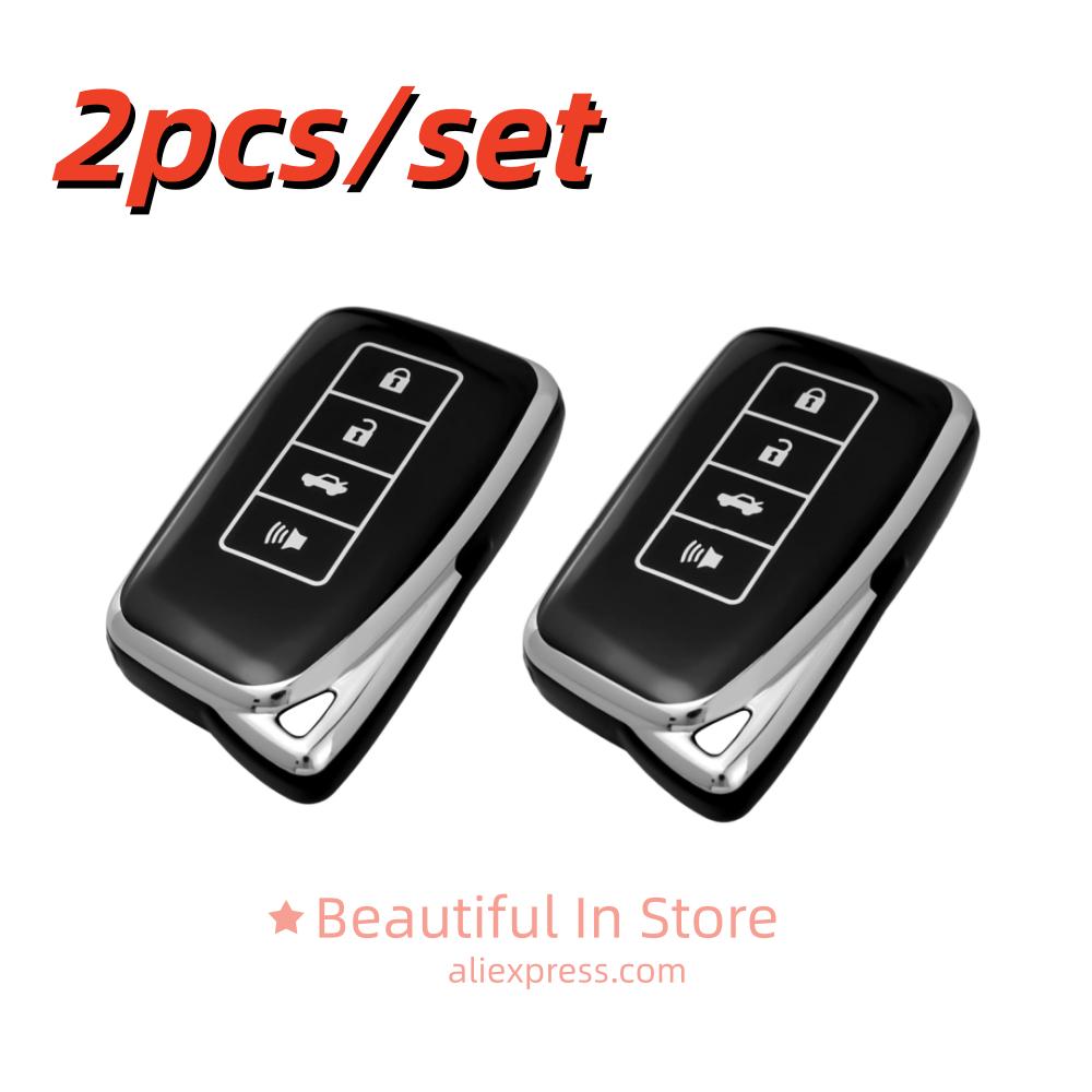 

2pcs/lot Key Fob Cover For Lexus NX GS RX IS ES GX LX RC UX 200 250 260 300 350 LS 450H 300H NX300 RX350 ES300