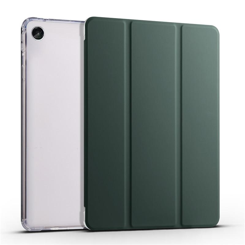 Étui Pour Lenovo Tab M10 Plus 3ème Génération Coque 10.6 pouces Silicone Souple avec Porte-Crayon Pour Xiaoxin Pad TB125FU 128FU XiaoxinPad 2022 10.6 vert foncé