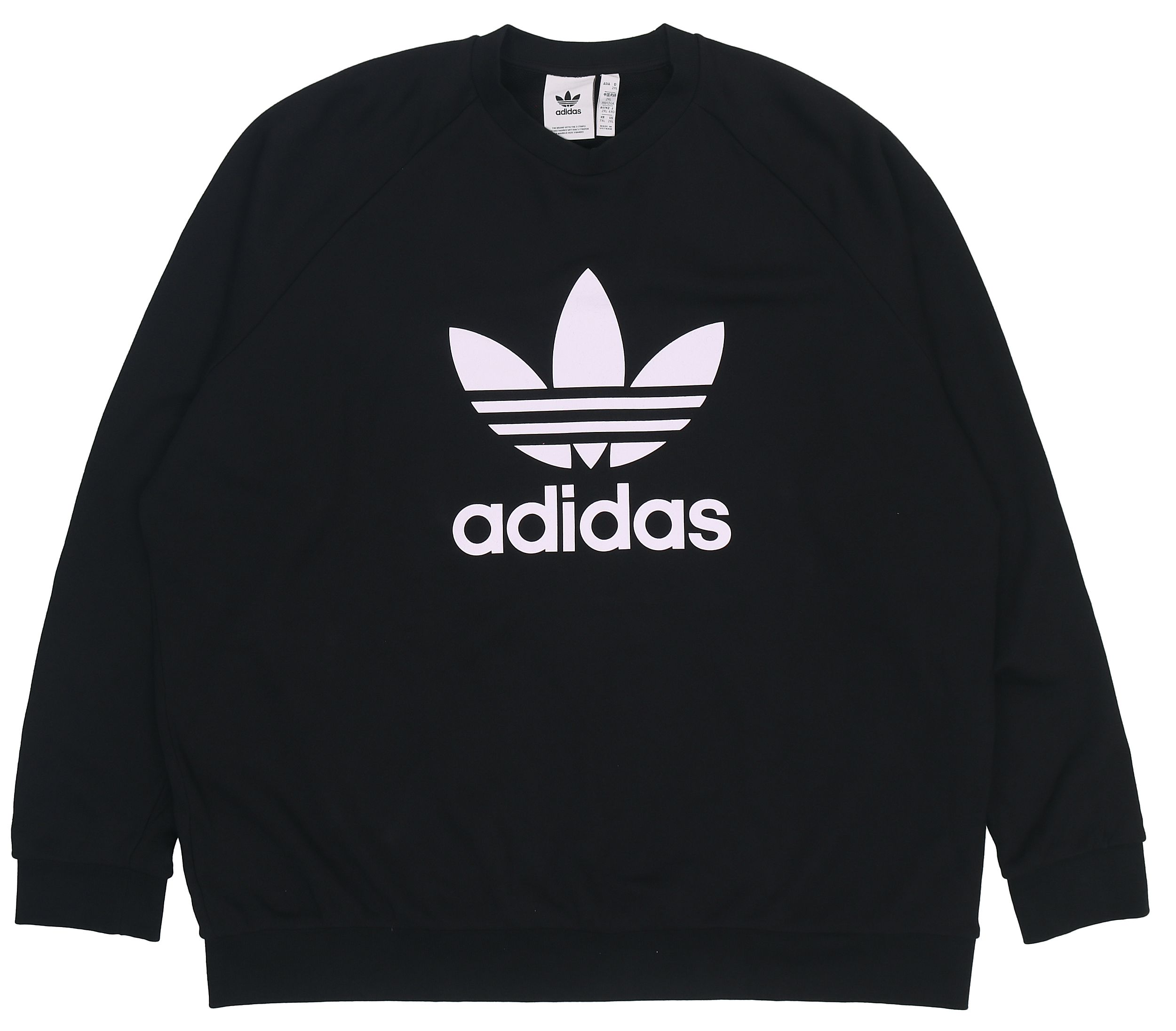 Adidas Originals Trefoil-print crew neck sweatshirt H06651 M