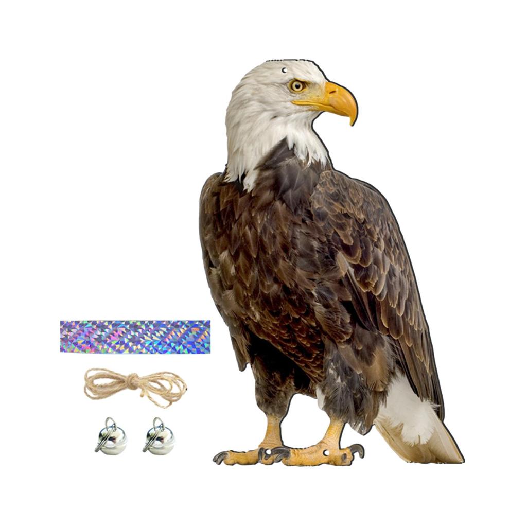 Fake Owl Realistic Decoration Owl Scarecrow Bird Scarer Fake Owl Statue Decoy for Garden Decor Rooftops Outdoor Yard