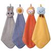 MinniLove Loop Hand Towels with Fluffy Perfect for Elementary and Small Stylish Handkerchiefs Set of Towels, Handkerchiefs, Drawstring, Absorbent,