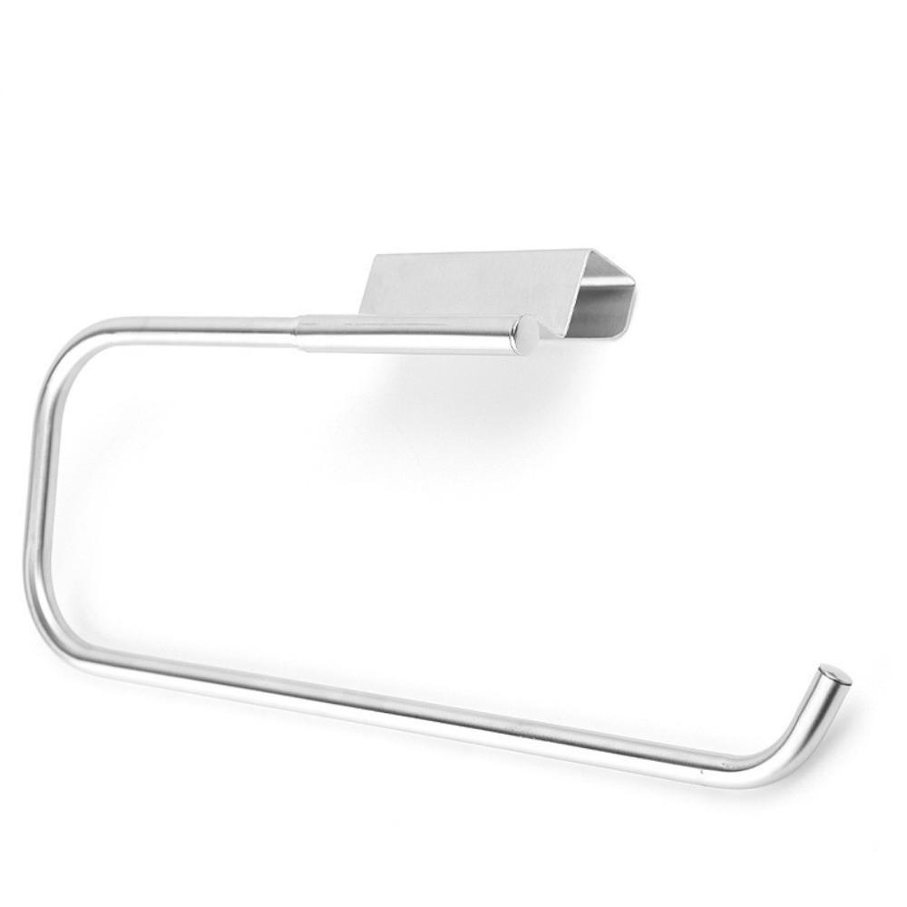 Wall Mounted Roll Paper Storage Rack Stainless Steel Kitchen Paper Holder Tissue Hanger  Camper
