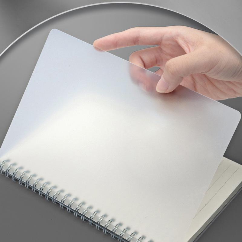 Quaderno B5 Ispessito con Copertina Laterale in Griglia A5 e Righe o Diario A4 Vuoto